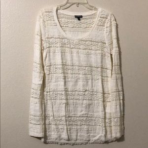 Long Sleeve Lace Shirt